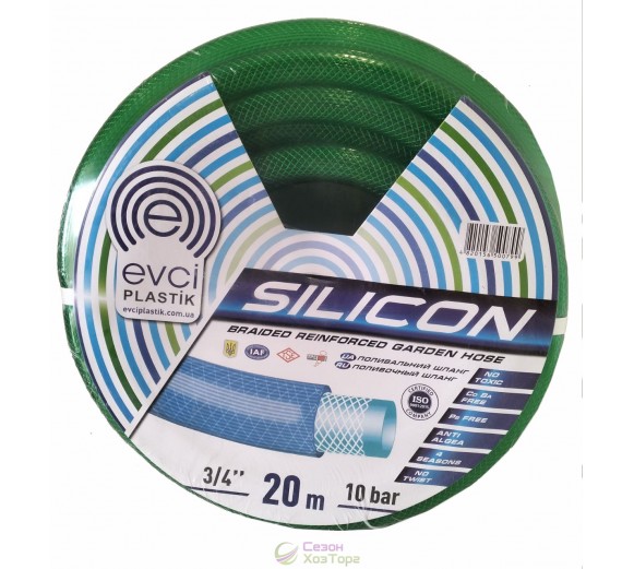 Шланг EVCI PLASTIK Силикон Армированный 3/4" бухта 20м